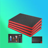 Maxbell 4 Pieces Tool Box Foam Inserts Pads for Tabletop Miniatures Padding Game Box 56cmx45.5cmx2.5cm