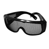 Maxbell Metal Mesh Safety Goggles Breathable Anti Fog Shock Resistant Safety Glasses