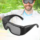 Maxbell Metal Mesh Safety Goggles Breathable Anti Fog Shock Resistant Safety Glasses