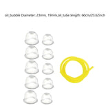 Maxbell Fuel Line Kit Parts 60cm Strimmer Fuel Pipe for Trimmer Leaf Blower Strimmer