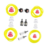 Maxbell Fuel Line Kit Repair 60cm Fuel Pipe for Garden Machine Strimmer Brush Cutter