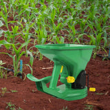 Maxbell Hand Held Seed Spreader Easy Use 1.5L Ergonomic Handle Garden Supplies Green