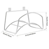 Maxbell Garden Hose Holder Wall Mount Hanger Water Hose Stand for Home Patio Outside Silver