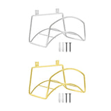 Maxbell Garden Hose Holder Wall Mount Hanger Water Hose Stand for Home Patio Outside Silver