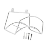 Maxbell Garden Hose Holder Wall Mount Hanger Water Hose Stand for Home Patio Outside Silver