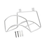 Maxbell Garden Hose Holder Wall Mount Hanger Water Hose Stand for Home Patio Outside Silver