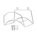 Maxbell Garden Hose Holder Wall Mount Hanger Water Hose Stand for Home Patio Outside Silver