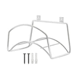 Maxbell Garden Hose Holder Wall Mount Hanger Water Hose Stand for Home Patio Outside Silver