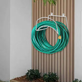 Maxbell Garden Hose Holder Wall Mount Hanger Water Hose Stand for Home Patio Outside Silver