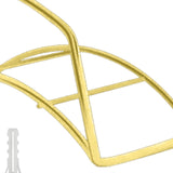 Maxbell Garden Hose Holder Wall Mount Hanger Water Hose Stand for Home Patio Outside Gold