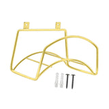 Maxbell Garden Hose Holder Wall Mount Hanger Water Hose Stand for Home Patio Outside Gold
