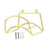 Maxbell Garden Hose Holder Wall Mount Hanger Water Hose Stand for Home Patio Outside Gold