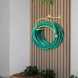 Maxbell Garden Hose Holder Wall Mount Hanger Water Hose Stand for Home Patio Outside Gold