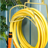 Maxbell Garden Hose Holder Wall Mount Hanger Water Hose Stand for Home Patio Outside Gold