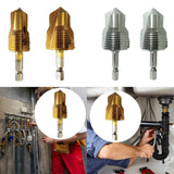 Maxbell Water Pipe Repair Reamer Drill Quick Change Accessory Replace Expansion Tool 4 Points 20 Tubes Gold