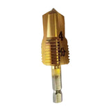 Maxbell Water Pipe Repair Reamer Drill Quick Change Accessory Replace Expansion Tool 4 Points 20 Tubes Gold