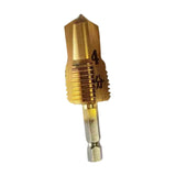 Maxbell Water Pipe Repair Reamer Drill Quick Change Accessory Replace Expansion Tool 4 Points 20 Tubes Gold