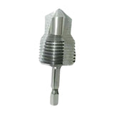 Maxbell Water Pipe Repair Reamer Drill Quick Change Accessory Replace Expansion Tool 4 Points 20 Tubes Silvery