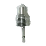 Maxbell Water Pipe Repair Reamer Drill Quick Change Accessory Replace Expansion Tool 4 Points 20 Tubes Silvery