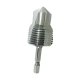 Maxbell Water Pipe Repair Reamer Drill Quick Change Accessory Replace Expansion Tool 4 Points 20 Tubes Silvery