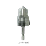 Maxbell Water Pipe Repair Reamer Drill Quick Change Accessory Replace Expansion Tool 4 Points 20 Tubes Silvery