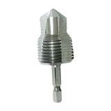 Maxbell Water Pipe Repair Reamer Drill Quick Change Accessory Replace Expansion Tool 6 Points 25 Tubes Silvery