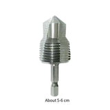 Maxbell Water Pipe Repair Reamer Drill Quick Change Accessory Replace Expansion Tool 6 Points 25 Tubes Silvery
