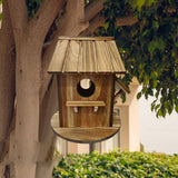 Maxbell Wood Bird House Decorative for Bird Viewing for Backyard Garden Parrots