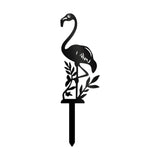 Maxbell Silhouette Yard Gift Landscape Animal Black Flamingo Decorative Garden Stake Middle
