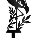 Maxbell Silhouette Yard Gift Landscape Animal Black Flamingo Decorative Garden Stake Middle