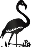 Maxbell Silhouette Yard Gift Landscape Animal Black Flamingo Decorative Garden Stake Right