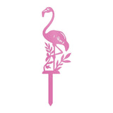 Maxbell Flamingo Pink Decor Garden Stake Outdoor Animal Decor Spring Silhouette Yard Middle