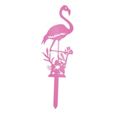 Maxbell Flamingo Pink Decor Garden Stake Outdoor Animal Decor Spring Silhouette Yard Right
