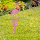 Maxbell Flamingo Pink Decor Garden Stake Outdoor Animal Decor Spring Silhouette Yard Right