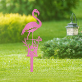 Maxbell Flamingo Pink Decor Garden Stake Outdoor Animal Decor Spring Silhouette Yard Right