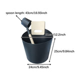 Maxbell Sauna Bucket with Ladle Practical Wooden Handle for Household Bathroom Hotel