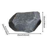 Maxbell Artificial Rock Versatile Landscaping Foam Realistic for Garden Balcony Yard 15x12x10cm