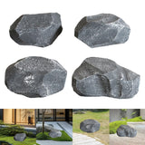 Maxbell Artificial Rock Versatile Landscaping Foam Realistic for Garden Balcony Yard 15x12x10cm