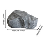 Maxbell Artificial Rock Versatile Landscaping Foam Realistic for Garden Balcony Yard 40x22x18cm