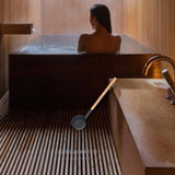 Maxbell Sauna Ladle Aluminum Lightweight Sauna Water Ladle for Home Bathroom Bathtub