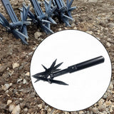 Maxbell Rotary Cultivator Tool Manual Soil Loosening for Soil Mixing Reseeding Grass
