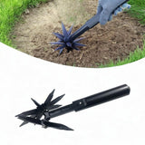 Maxbell Rotary Cultivator Tool Manual Soil Loosening for Soil Mixing Reseeding Grass