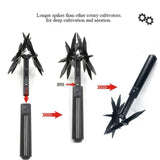 Maxbell Rotary Cultivator Tool Manual Soil Loosening for Soil Mixing Reseeding Grass