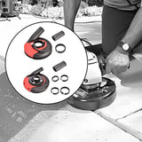 Maxbell Dust Cover Handheld Power Surface Grinding Shroud for Concrete Granite Stone 16cm