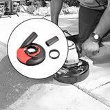 Maxbell Dust Cover Handheld Power Surface Grinding Shroud for Concrete Granite Stone 16cm