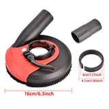 Maxbell Dust Cover Handheld Power Surface Grinding Shroud for Concrete Granite Stone 16cm