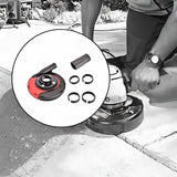 Maxbell Dust Cover Handheld Power Surface Grinding Shroud for Concrete Granite Stone 22cm