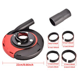 Maxbell Dust Cover Handheld Power Surface Grinding Shroud for Concrete Granite Stone 22cm