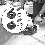 Maxbell Grinding Dust Shroud Handheld Dust Shroud for Concrete Angle Grinder Granite 16cm
