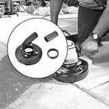 Maxbell Grinding Dust Shroud Handheld Dust Shroud for Concrete Angle Grinder Granite 16cm